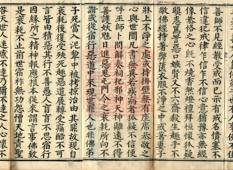 ①Ananda Asks the Buddha About Auspiciousness and Inauspiciousness Sutra, one fascicle②Sutra on Conceit, one fascicle③Ananda's Differentiation Sutra, one fascicle④Sutra of the Five Mothers and Sons, one fascicle Page 5