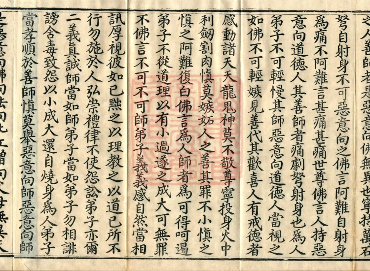 ①Ananda Asks the Buddha About Auspiciousness and Inauspiciousness Sutra, one fascicle②Sutra on Conceit, one fascicle③Ananda's Differentiation Sutra, one fascicle④Sutra of the Five Mothers and Sons, one fascicle Page 8