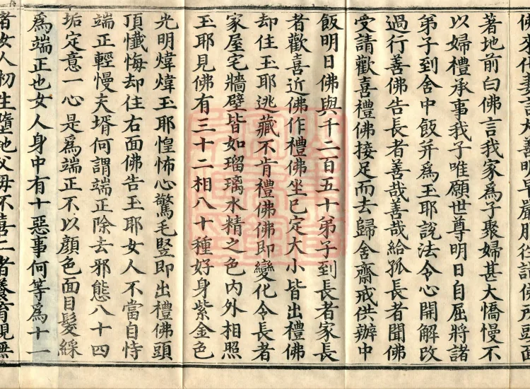 ①Shami Luo Sutra, one fascicle②Yuye Sutra, one fascicle③Yuye Woman Sutra, one fascicle④Azhida Sutra, one fascicle⑤Modeng Woman Sutra, one fascicle⑥Sutra in which the Modeng Woman Explains the Six Matters in Form, one fascicle Page 6