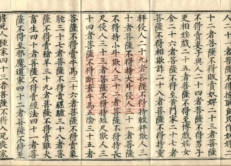 The Buddha's Discourse on the Bodhisattva Inner Precepts, one fascicle Page 6