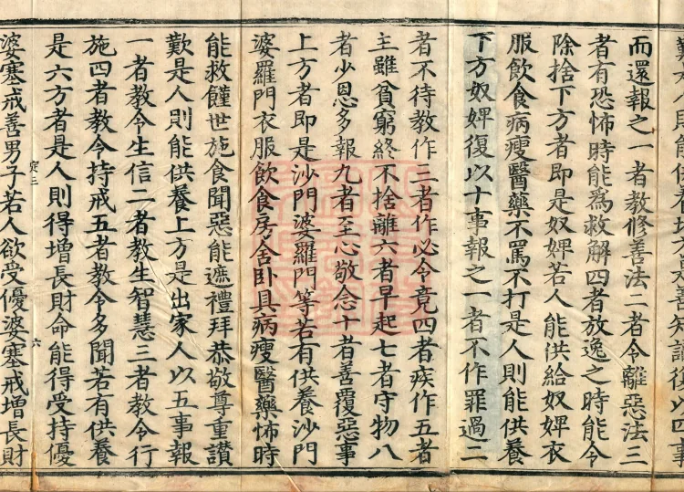 The Uposaka Precepts Sutra, seven volumes Page 10