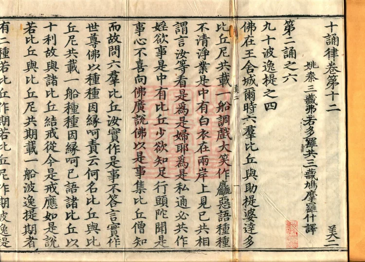 Ten Recitation Vinaya, 65 fascicles Page 2