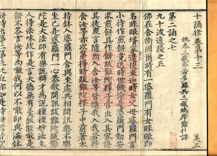 Ten Recitation Vinaya, 65 fascicles Page 2