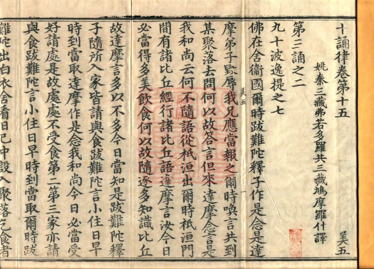 Ten Recitation Vinaya, 65 fascicles Page 2