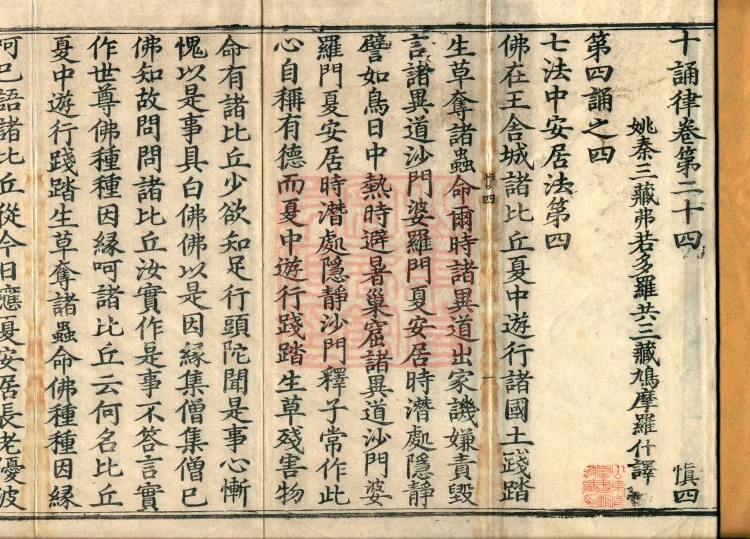 Ten Recitation Vinaya, 65 fascicles Page 2