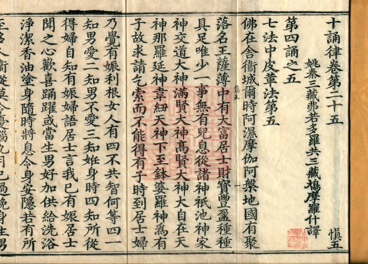 Ten Recitation Vinaya, 65 fascicles Page 2