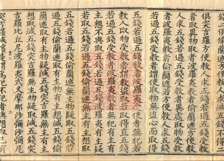 Vinaya in Four Parts, 60 fascicles Page 10