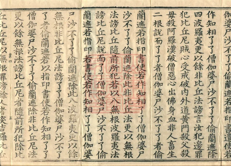 Vinaya in Four Parts, 60 fascicles Page 8