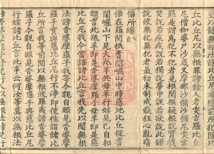 Vinaya in Four Parts, 60 fascicles Page 9