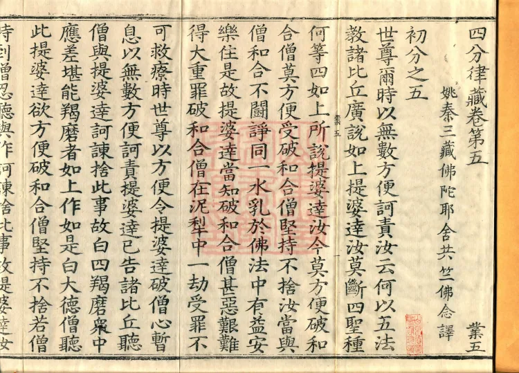 Vinaya in Four Parts, 60 fascicles Page 2