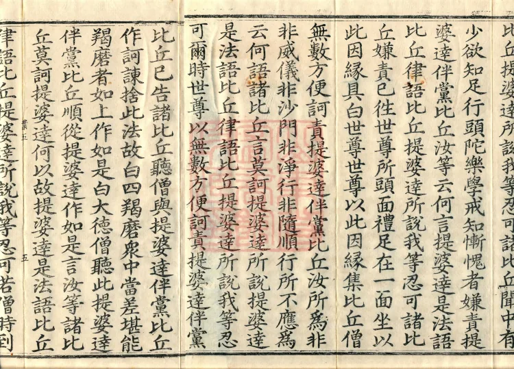 Vinaya in Four Parts, 60 fascicles Page 8