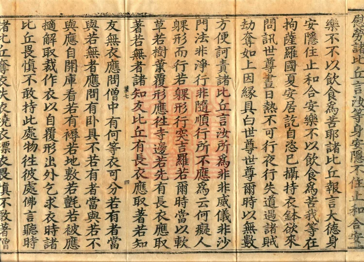 Vinaya in Four Parts, 60 fascicles Page 7