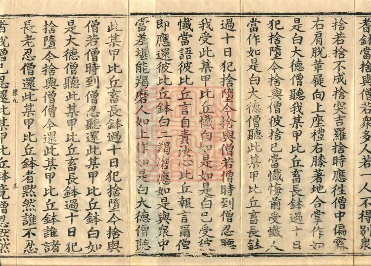 Vinaya in Four Parts, 60 fascicles Page 8