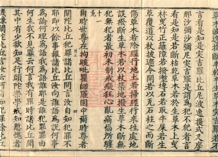 Vinaya in Four Parts, 60 fascicles Page 7