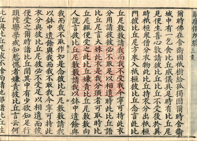Vinaya in Four Parts, 60 fascicles Page 7