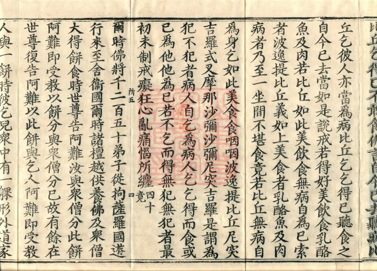 Vinaya in Four Parts, 60 fascicles Page 7