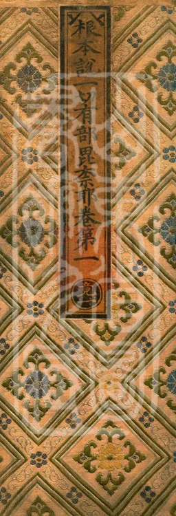 Root Vinaya of the Sarvāstivāda, 50 fascicles Page 1