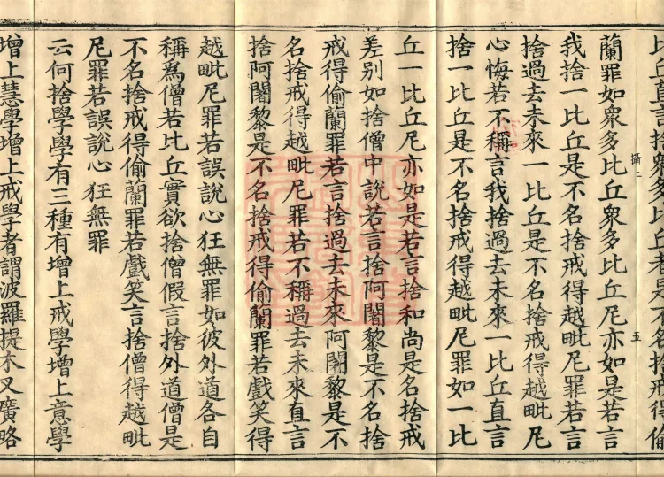 Mahāsanghika Vinaya in Forty Volumes Page 9