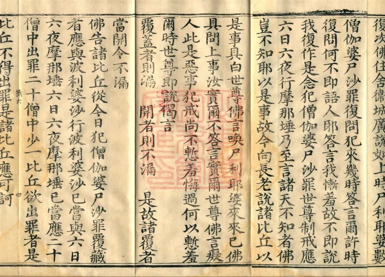Mahāsanghika Vinaya in Forty Volumes Page 6