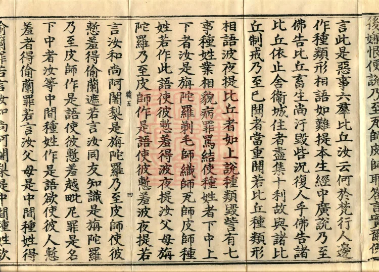 Mahāsanghika Vinaya in Forty Volumes Page 7