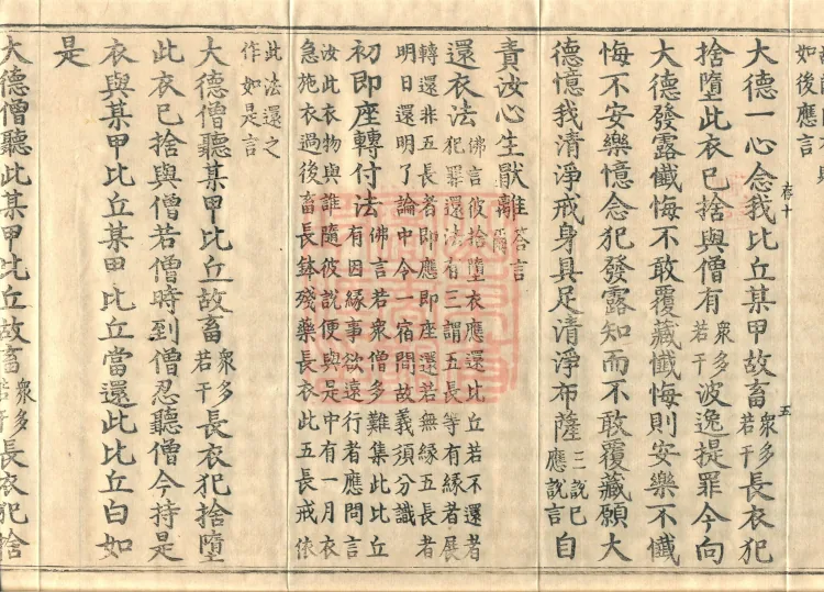 Tan Wude Section Four-Part Vinaya: Emendations and Occasional Kamma, Four Volumes Page 9