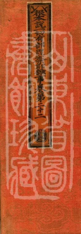 Fundamental Sarvāstivāda Vinaya Miscellany in Forty Volumes Page 1