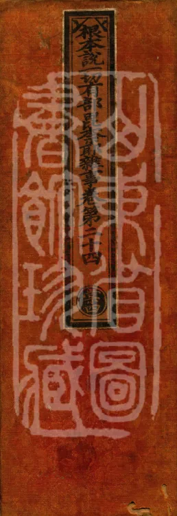 Fundamental Sarvāstivāda Vinaya Miscellany in Forty Volumes Page 1