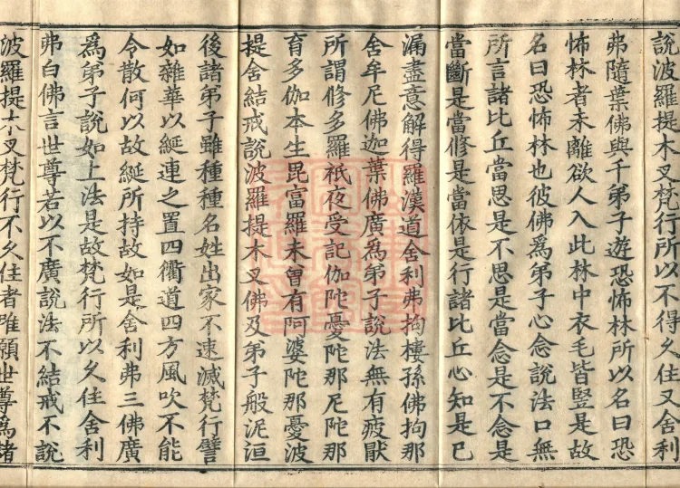 Mishasaka Section Five-Part Vinaya in Thirty Volumes Page 8