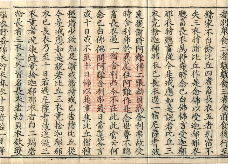 Mishasaka Section Five-Part Vinaya in Thirty Volumes Page 6