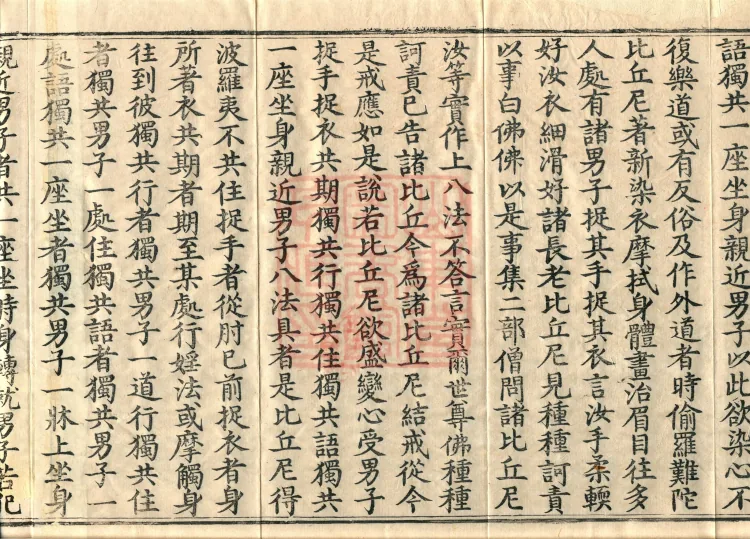 Mishasaka Section Five-Part Vinaya in Thirty Volumes Page 8