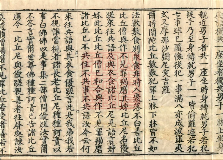 Mishasaka Section Five-Part Vinaya in Thirty Volumes Page 9