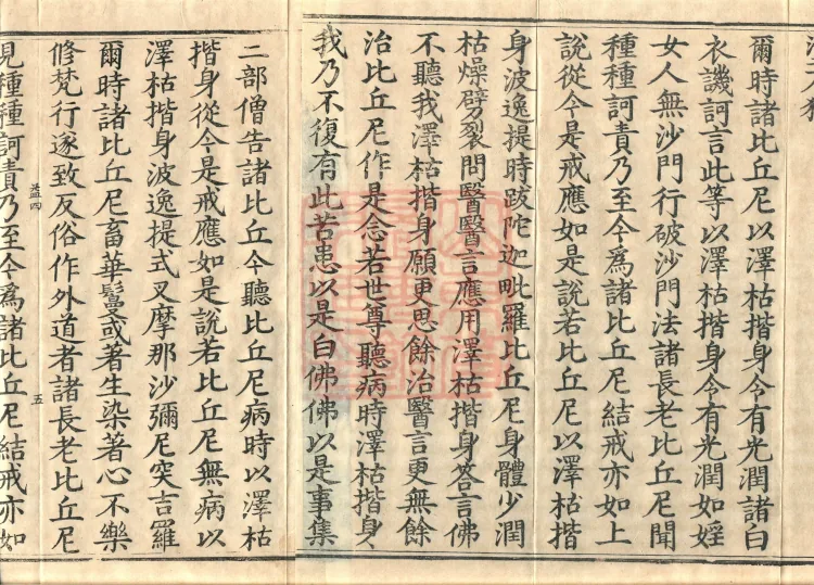 Mishasaka Section Five-Part Vinaya in Thirty Volumes Page 8