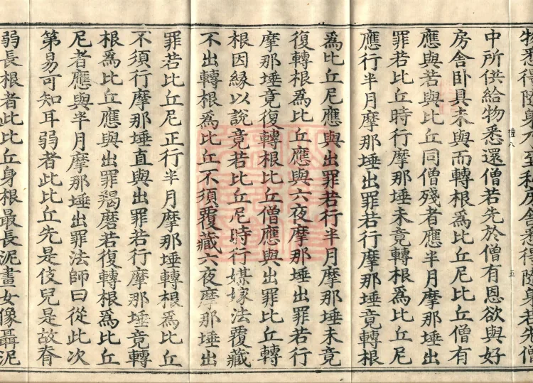 Shanjian Vibhāṣā Vinaya, Eighteen Volumes Page 9