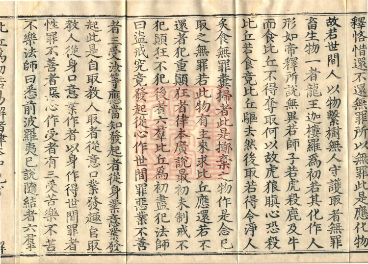 Shanjian Vibhāṣā Vinaya, Eighteen Volumes Page 6