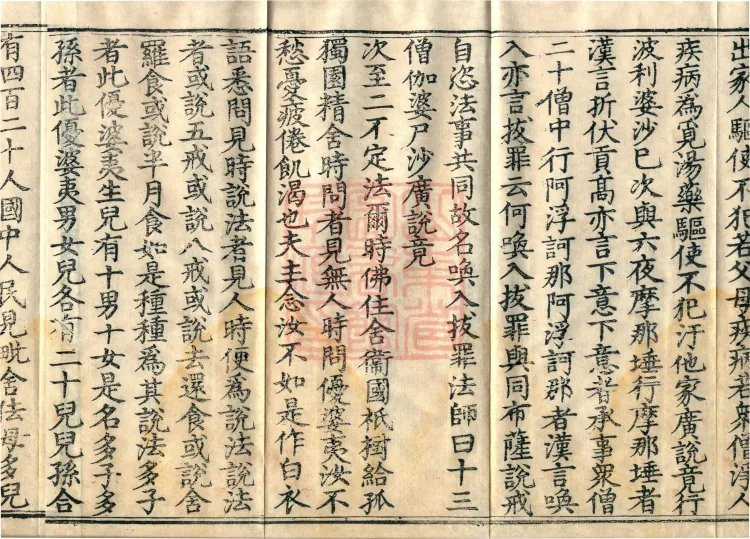 Shanjian Vibhāṣā Vinaya, Eighteen Volumes Page 6
