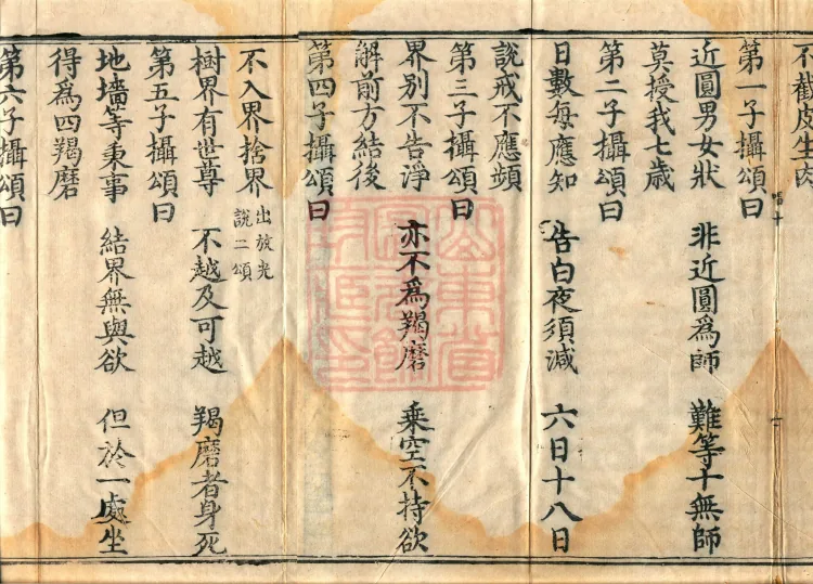 ①Fundamental Exposition of the Sarvāstivāda Vinaya Nidān(a)medhaka Collection, one fascicle②Fundamental Exposition of the Sarvāstivāda Vinaya Miscellaneous Matters Collection, one fascicle③Praise of the Practices and Vows of Bodhisattva Samantabhadra, one fascicle Page 3