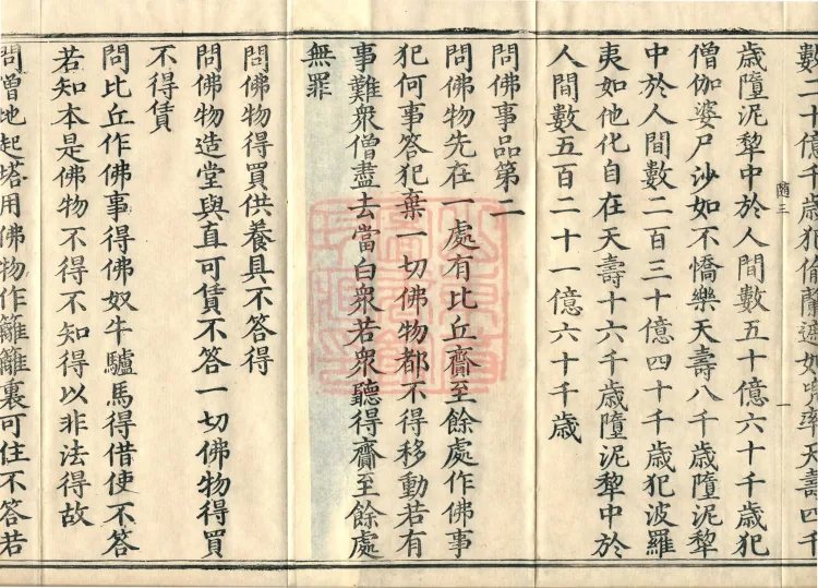 The Buddha Speaks: Moggallāna Asks About Five Hundred Serious and Minor Offenses in the Vinaya, two fascicles Page 3