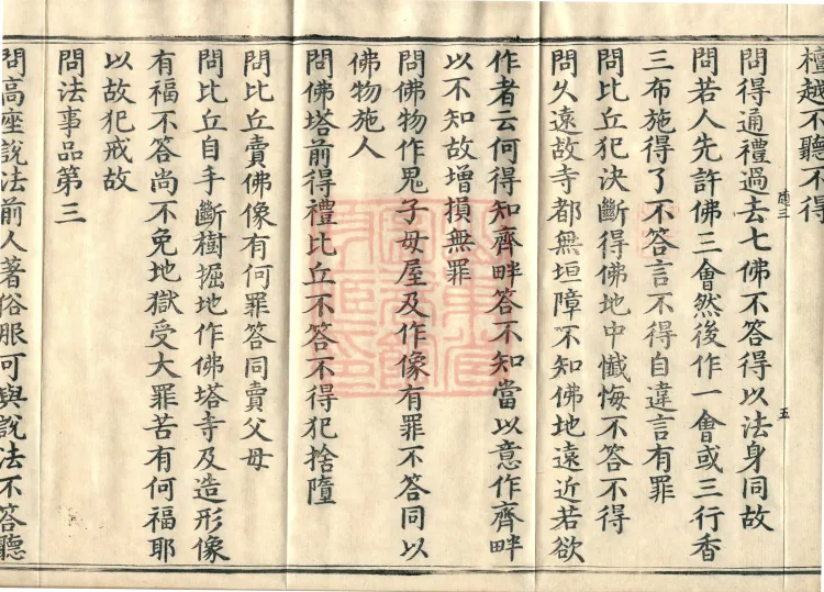 The Buddha Speaks: Moggallāna Asks About Five Hundred Serious and Minor Offenses in the Vinaya, two fascicles Page 9