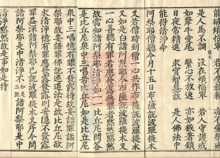 Bhikshuni Sangha Vinaya Prātimokṣa Sūtra, one fascicle Page 3
