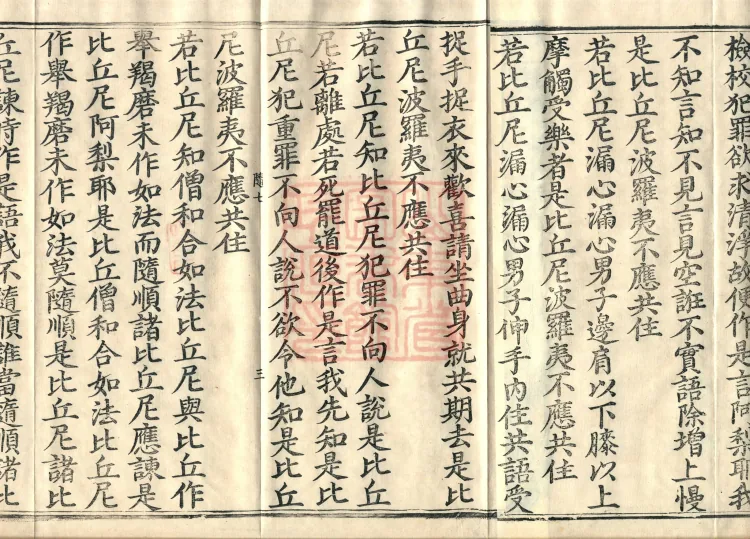 Bhikshuni Sangha Vinaya Prātimokṣa Sūtra, one fascicle Page 5