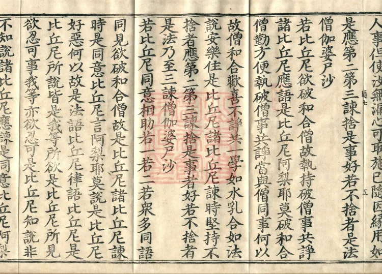 Bhikshuni Sangha Vinaya Prātimokṣa Sūtra, one fascicle Page 9