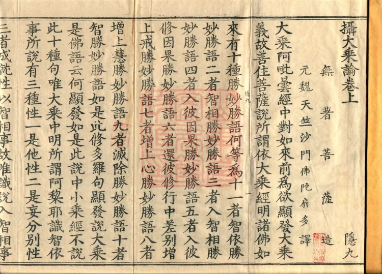 Compendium of the Great Vehicle Treatise, two fascicles Page 2