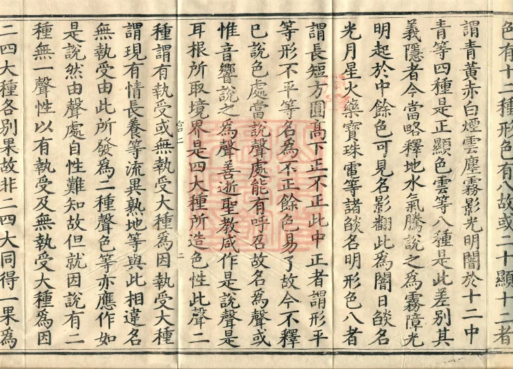 Abhidharma Cangxian Zong Treatise, 40 Fascicles Page 3