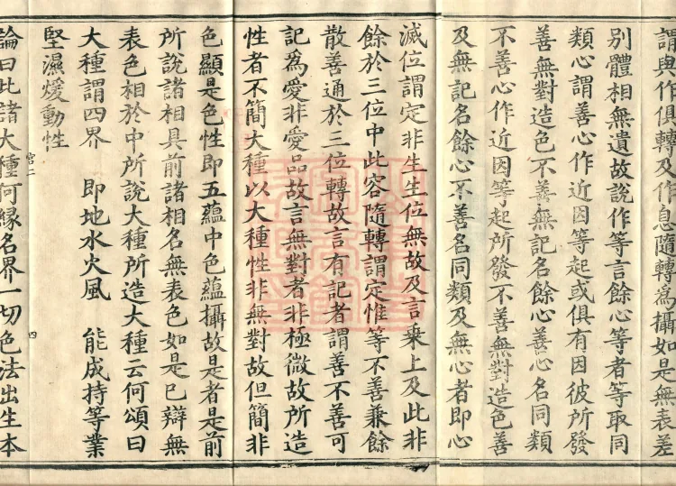 Abhidharma Cangxian Zong Treatise, 40 Fascicles Page 6