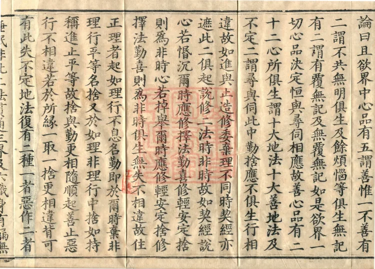 Abhidharma Cangxian Zong Treatise, 40 Fascicles Page 6