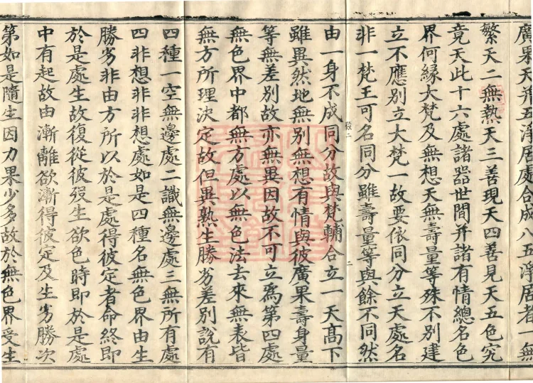 Abhidharma Cangxian Zong Treatise, 40 Fascicles Page 4