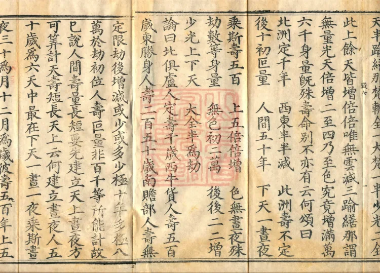 Abhidharma Cangxian Zong Treatise, 40 Fascicles Page 3