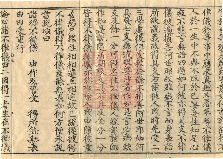 Abhidharma Kusha Treatise, 30 Fascicles Page 8