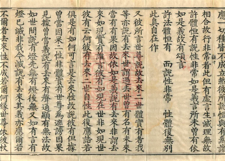 Abhidharma Kusha Treatise, 30 Fascicles Page 9