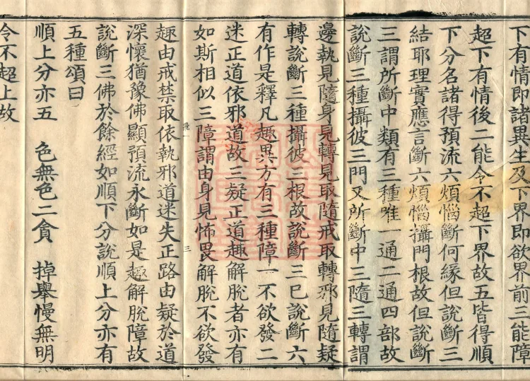 Abhidharma Kusha Treatise, 30 Fascicles Page 7